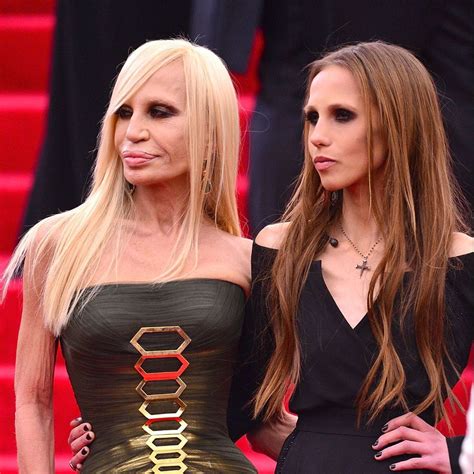 donatella versace kids|allegra Versace before and after.